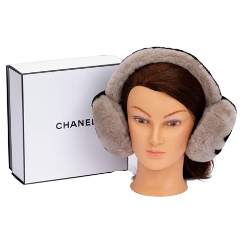 why does chanel number 3 wear earmuffs|Chanel 3 earmuff.